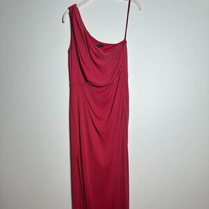 BCBGMaxAzria Red Drape Maxi Dress – Size S
